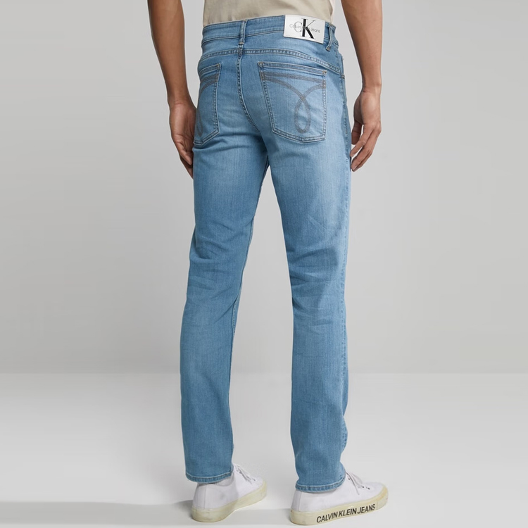 Shop Calvin Klein Cool Commute Slim Fit Quick-Dry Jeans Denim Cepat Kering. J323268-1AA