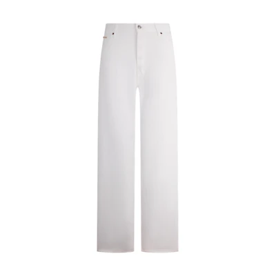 Calvin Klein Dawn White Relaxed Fit Vintage Summer Denim Jeans. 40EM704