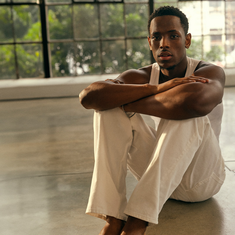 Details for Calvin Klein  白色復古寬鬆夏季牛仔褲 40EM704