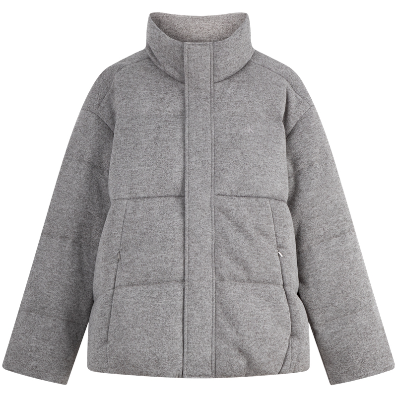 Calvin Klein  Down Jacket Knit Stand Collar - Ash Grey J326659