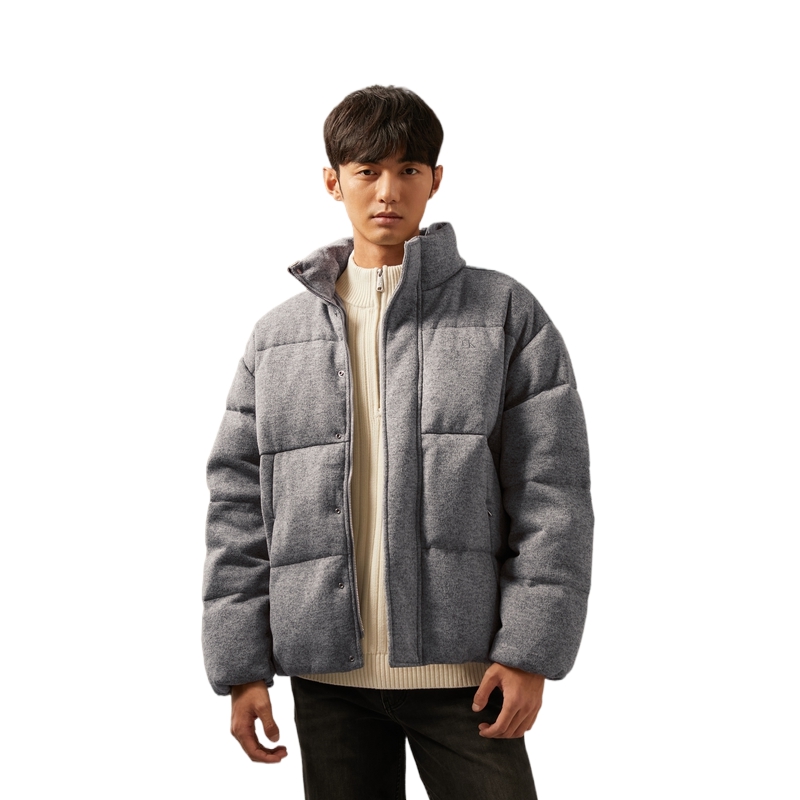 Purchase Calvin Klein Jaket Down Kolar Berdiri - Kelabu Abu-Abu J326659