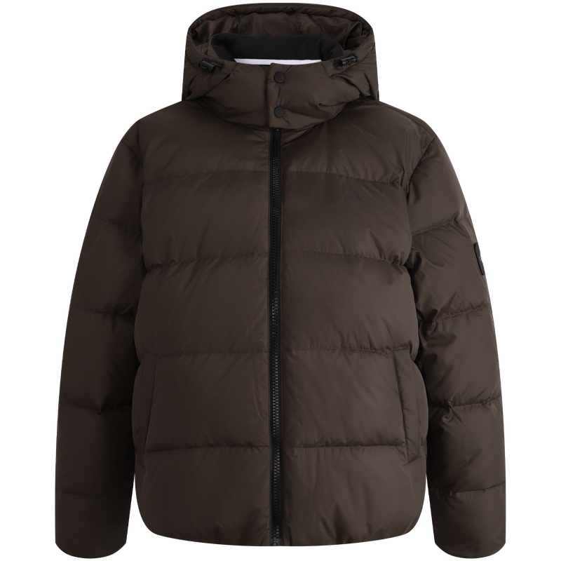 CALVIN KLEIN  Down Jacket with Detachable Hood and Embroidered Patch. ZM02475 圖 6