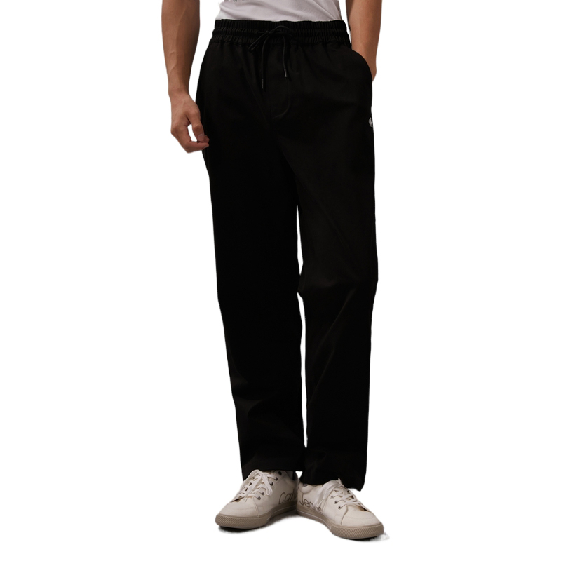 Shop Calvin Klein  Drawstring Sweatpants with Letter Print and Straight Fit. J326799
