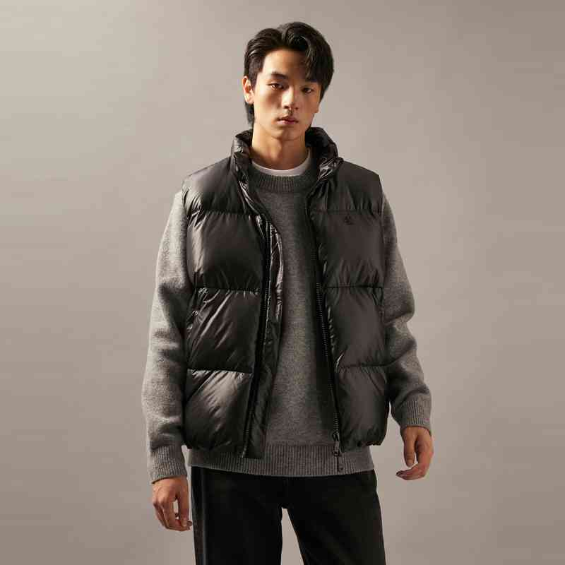 Shop Calvin Klein  Embroidered Down Vest Casual Puffer Gilet. J327351