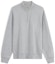 Buy Calvin Klein Embroidered Half-Zip Cotton Sweatshirt Pearl Grey Casual J326697