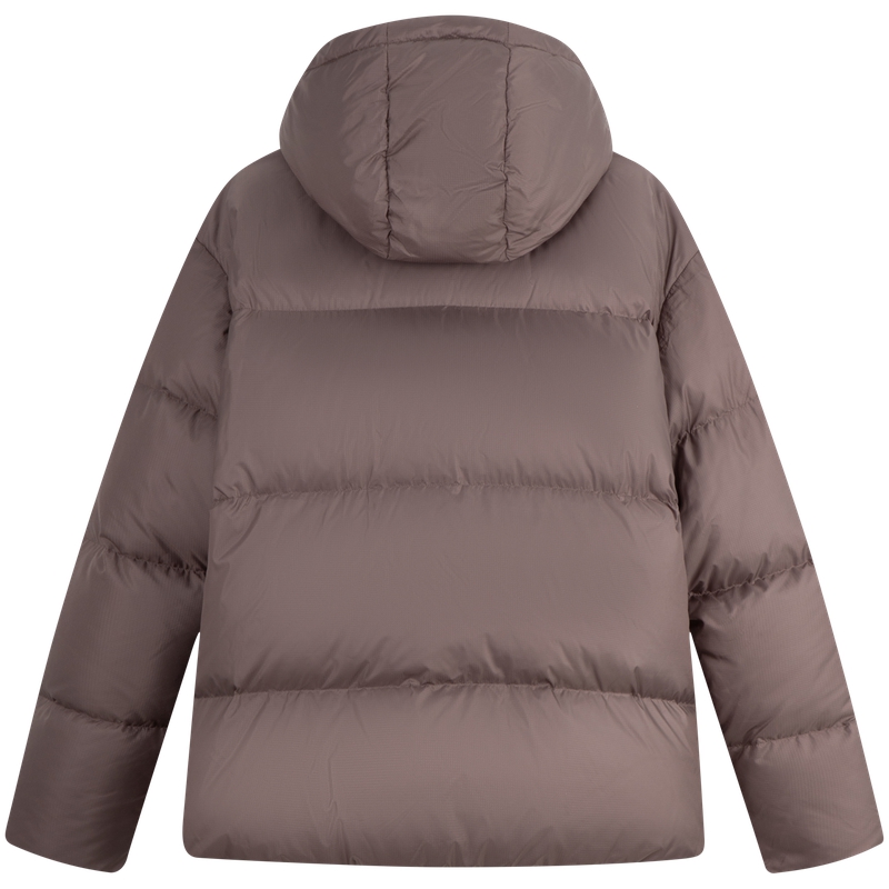 Sizing Calvin Klein Jaket Puffer Bersulam Berhud Gaya Kasual. J327349