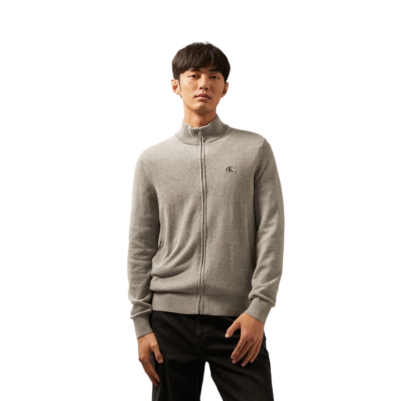 CALVIN KLEIN  Embroidered Knit Zipper Cardigan Sweater - Casual Style J326796 圖 13