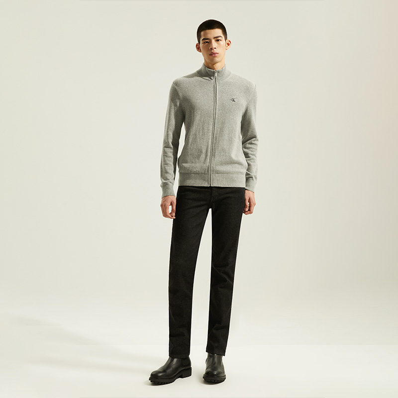 CALVIN KLEIN  Embroidered Knit Zipper Cardigan Sweater - Casual Style J326796 圖 10