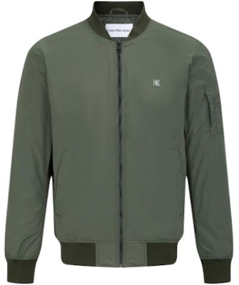 Calvin Klein Embroidered Logo Casual Bomber Jacket J323578-MRY Order Calvin Klein Embroidered Logo Casual Bomber Jacket J323578-MRY