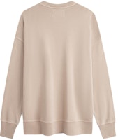 CALVIN KLEIN Baju Sweatshirt Logo Bersulam Beige Warna Kopi Crewneck J324475-PED Lookbook CALVIN KLEIN Baju Sweatshirt Logo Bersulam Beige Warna Kopi Crewneck J324475-PED