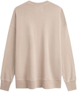 CALVIN KLEIN Sweatshirt Logo Bordir Crewneck Warna Beige Coffee. J324475-PED Lookbook CALVIN KLEIN Sweatshirt Logo Bordir Crewneck Warna Beige Coffee. J324475-PED