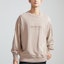 Shop CALVIN KLEIN Sweatshirt Logo Bordir Crewneck Warna Beige Coffee. J324475-PED