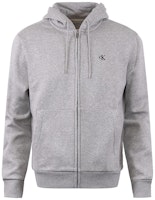 Calvin Klein Embroidered Logo Fleece Zip-Up Hoodie 40QM434 Calvin Klein Embroidered Logo Fleece Zip-Up Hoodie 40QM434