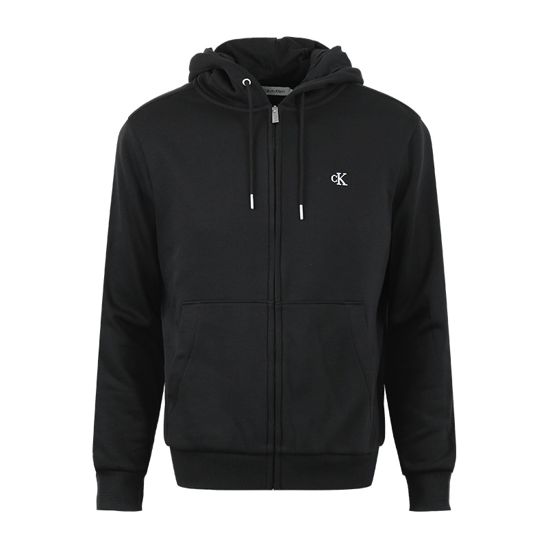 Order Calvin Klein Hoodie Zip-Up Logo Sulam Fleece. 40QM434