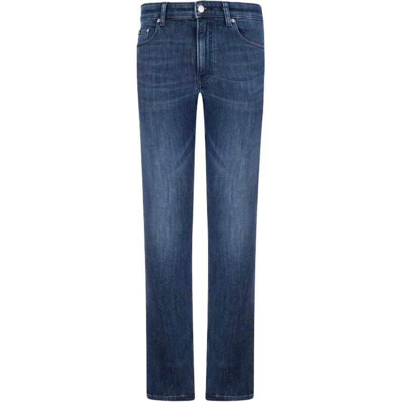 Calvin Klein  Embroidered Washed Denim Jeans Casual Commuter - Blue. J3243631BJ