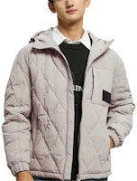 CALVIN KLEIN Jaket Abu Quilted Hoodie dengan Desain Minimalis. J322174-PQY Lookbook CALVIN KLEIN Jaket Abu Quilted Hoodie dengan Desain Minimalis. J322174-PQY