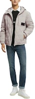 CALVIN KLEIN Jaket Abu Quilted Hoodie dengan Desain Minimalis. J322174-PQY Purchase CALVIN KLEIN Jaket Abu Quilted Hoodie dengan Desain Minimalis. J322174-PQY