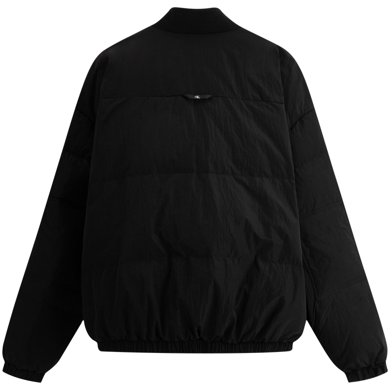 CALVIN KLEIN  Grid Pattern Down Jacket with Baseball Collar. J327314 圖 3