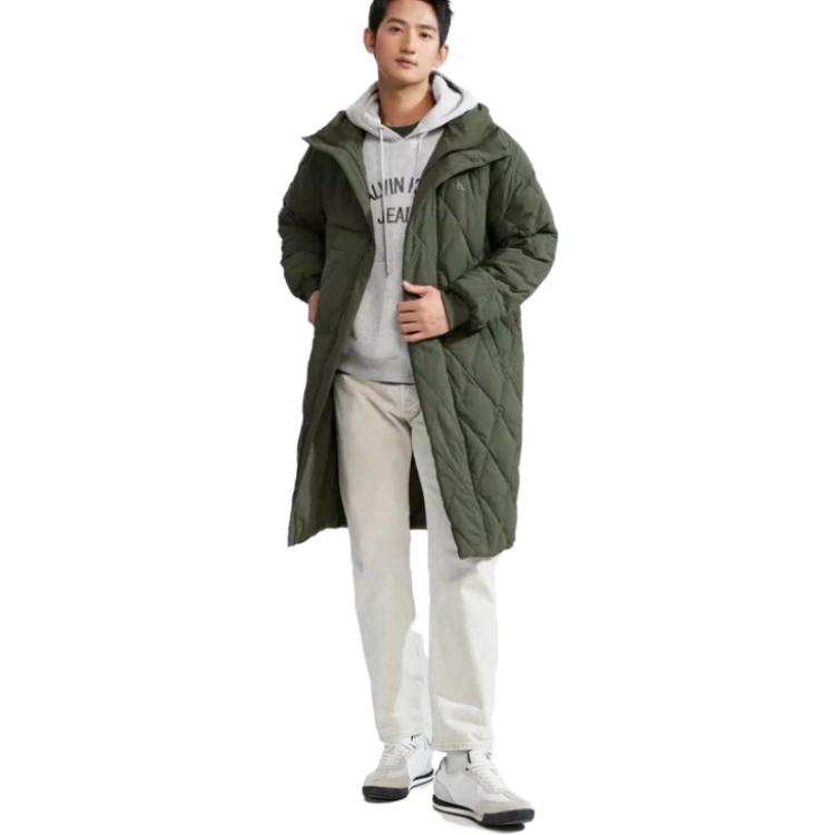 Calvin Klein  Hooded Long Down Jacket Quilted Design Winter Wear J324340 圖 7
