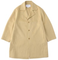 Calvin Klein Khaki Solid Color Single-Breasted Long Sleeve Coat 40698ST Calvin Klein Khaki Solid Color Single-Breasted Long Sleeve Coat 40698ST