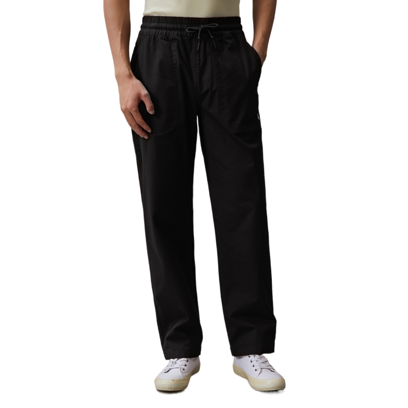 Calvin Klein  Khaki Straight-Leg Drawstring Casual Jogger Pants. J325909 圖 4