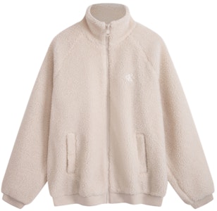CALVIN KLEIN Chaqueta Polar Sherpa con Cuello Alto y Bordado de Letras. J324346-ACF Buy CALVIN KLEIN Chaqueta Polar Sherpa con Cuello Alto y Bordado de Letras. J324346-ACF