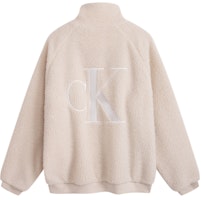 CALVIN KLEIN Jaket Fleece Sherpa Sulam Huruf Berkolar Tinggi. J324346-ACF Lookbook CALVIN KLEIN Jaket Fleece Sherpa Sulam Huruf Berkolar Tinggi. J324346-ACF