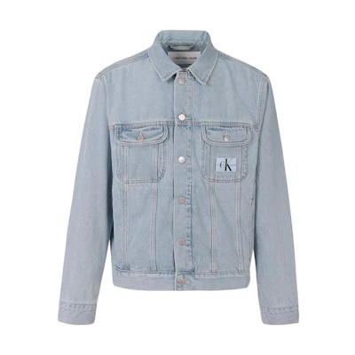 Calvin Klein Light Blue Pocket Logo Denim Jacket J30J320542-1AA