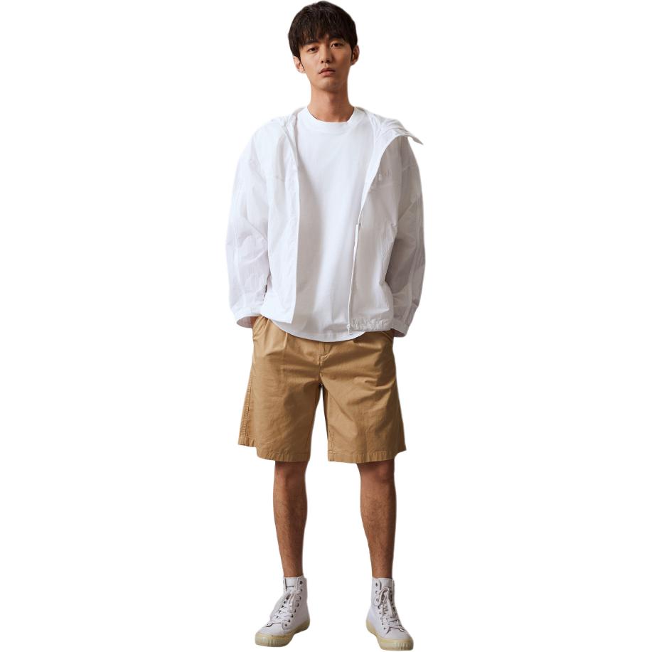 CALVIN KLEIN  Lightweight Outdoor Jacket Moonlight White J325382-YAF