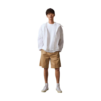 CALVIN KLEIN Lightweight Outdoor Jacket Moonlight White J325382-YAF