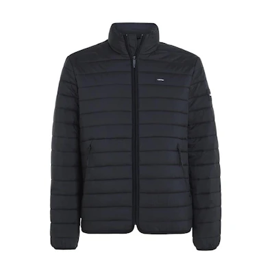 Calvin Klein Lightweight Packable Puffer Jacket Black with Logo K10K112362-BEH