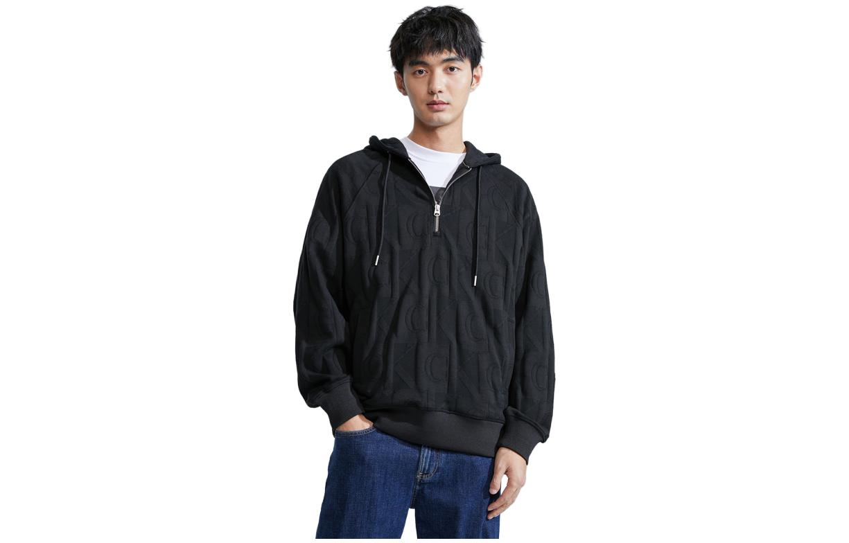 CALVIN KLEIN  Logo Jacquard Half-Zip Hoodie J324406 圖 2