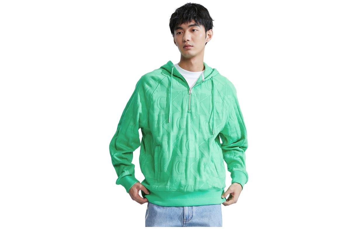 CALVIN KLEIN  Logo Jacquard Half-Zip Hoodie J324406 圖 3