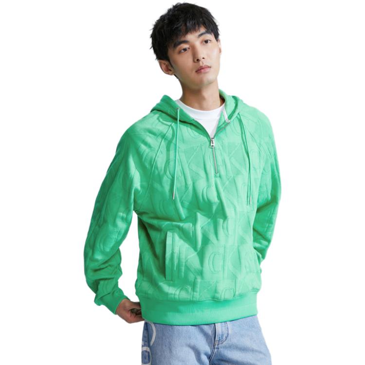 CALVIN KLEIN  Logo Jacquard Half-Zip Hoodie J324406 圖 4