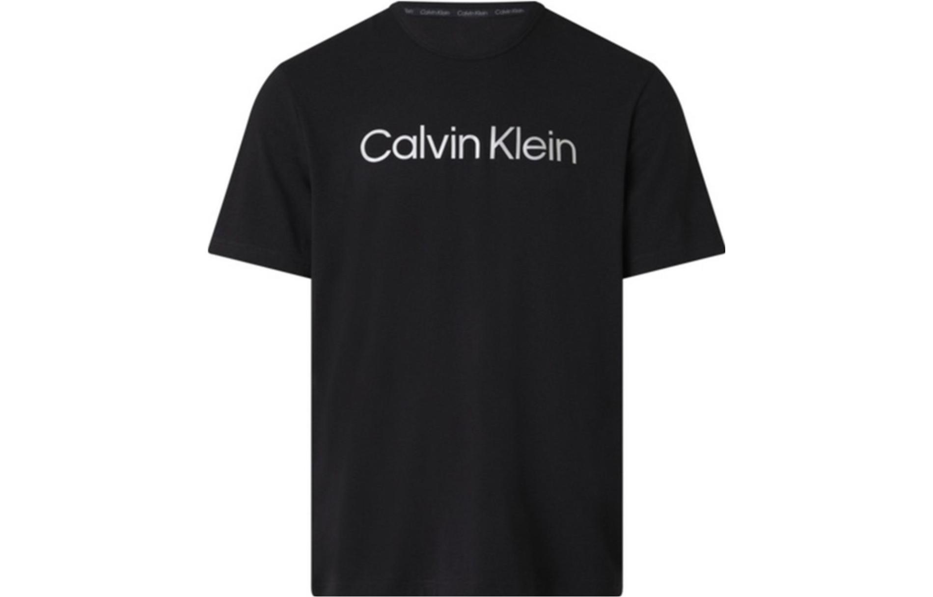 Order Camiseta Calvin Klein Logo Cuello Redondo Manga Corta Casual. 000NM2264E-UB1