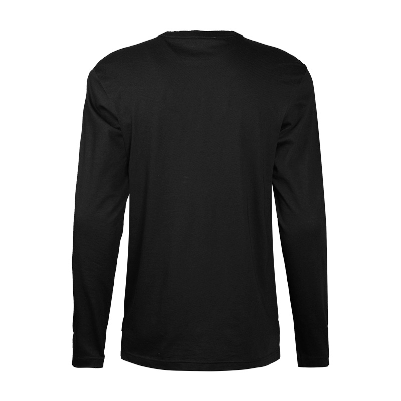 Lookbook Camiseta Calvin Klein Logo Print de Manga Larga y Cuello Redondo Casual. 41VM882