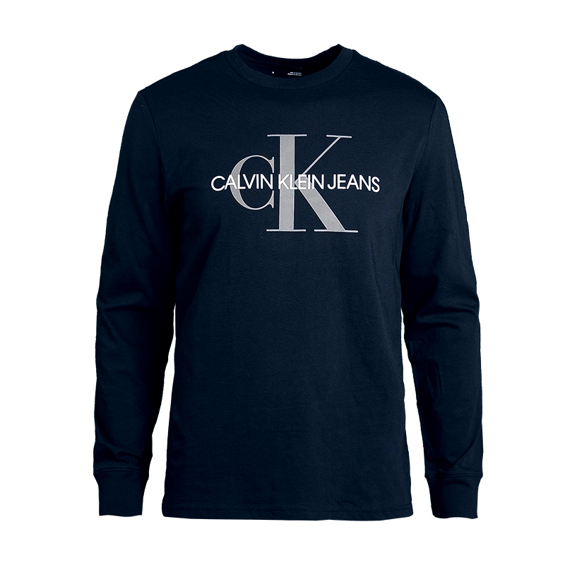 Details for Camiseta Calvin Klein Logo Print de Manga Larga y Cuello Redondo Casual. 41VM882