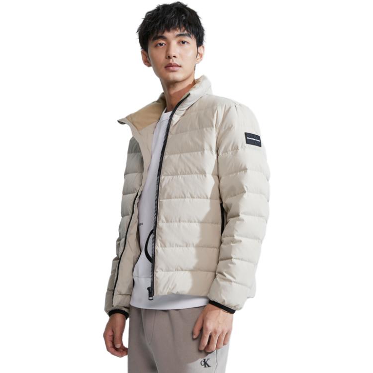 CALVIN KLEIN  Logo Print Down Jacket with Grid Pattern - Fall/Winter Collection J324905 圖 6