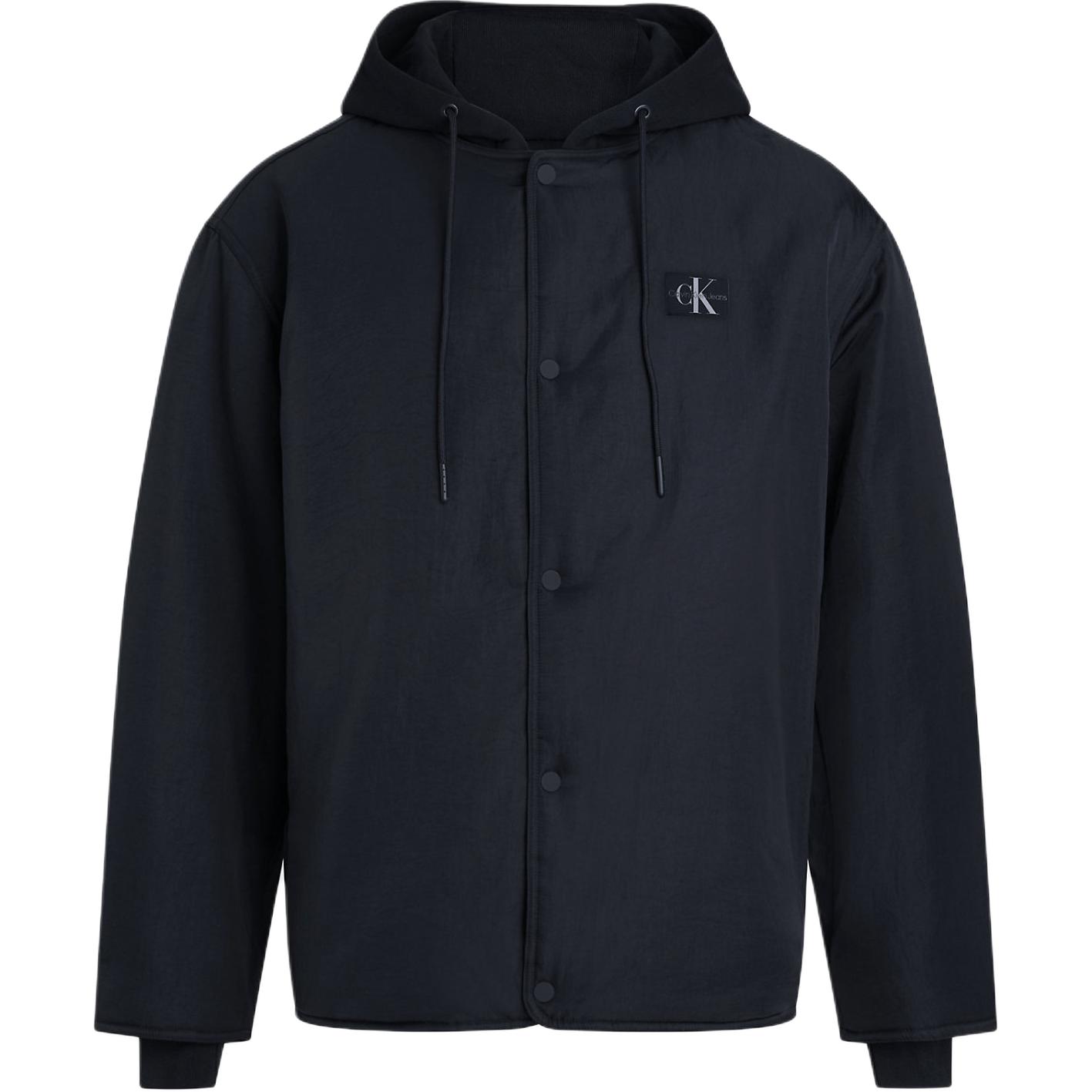 CALVIN KLEIN  Loose Fit Letter Logo Long-Sleeve Jacket Black (EU Edition) J30J325290-BEH