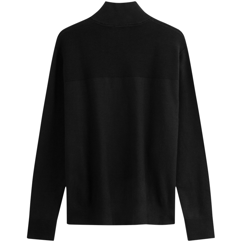 Calvin Klein  Lyocell Stretch Embroidered Stand Collar Zip Knit Cardigan J326589 圖 4