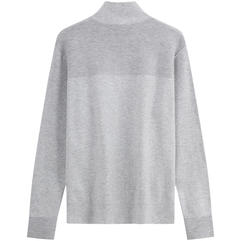 Calvin Klein  Lyocell Stretch Embroidered Stand Collar Zip Knit Cardigan J326589 圖 8