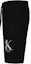 Shop Calvin Klein Shorts Negros Casual de Tiro Medio con Estampado. J30J322905