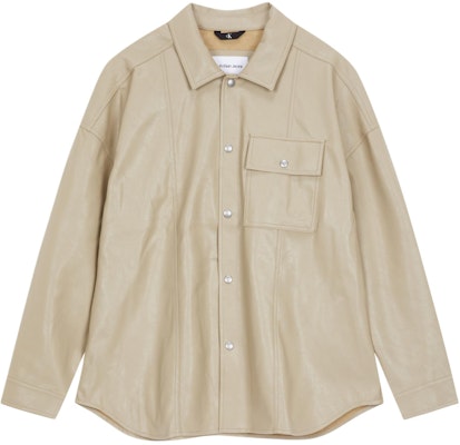 Calvin Klein Minimalist Beige Long-Sleeve Casual Jacket. J325010-PED Buy Calvin Klein Minimalist Beige Long-Sleeve Casual Jacket. J325010-PED