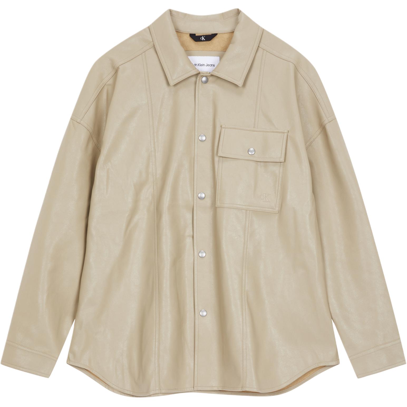 Order Calvin Klein  Minimalist Beige Long-Sleeve Casual Jacket. J325010-PED