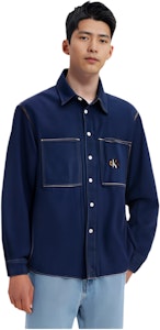 カルバン クライン ミニマリスト コットン デニム シャツ J324791 Purchase カルバン クライン ミニマリスト コットン デニム シャツ J324791