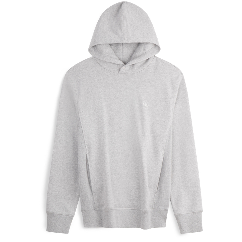 Details for Calvin Klein 簡約刺繡棉質連帽衫休閒通勤風格。 J326606