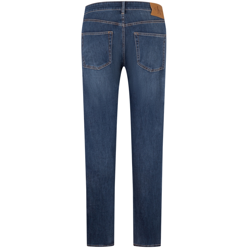 Calvin Klein  Moisture-Wicking Stretch Tapered Denim Jeans Blue J326410 圖 3