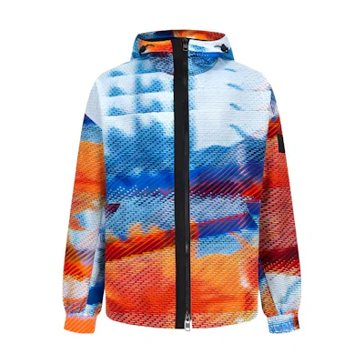Calvin Klein Multicolor Graphic Print Hoodie Jacket J323304-0K9