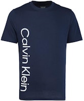 Calvin Klein Navy Logo Print Casual Short Sleeve T-Shirt 00GMS2K124-2ZO Calvin Klein Navy Logo Print Casual Short Sleeve T-Shirt 00GMS2K124-2ZO