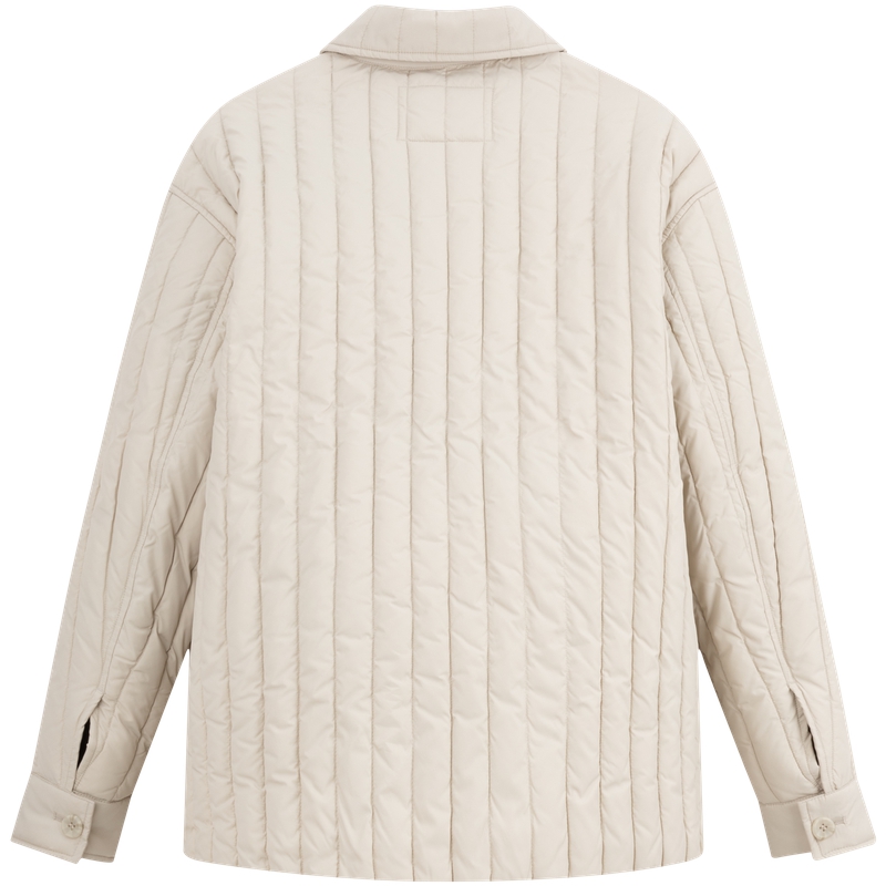 Sizing Calvin Klein 男士防水菱格纹纽扣立领夹克 J326906